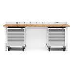 Gladiator 4-Piece White Garage Workbench System-Gladiator-4-Piece-Garage-Workbench-System-Garage Giant 