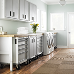 Gladiator 6-Piece White Garage Cabinet Set-Gladiator-6-Piece-White-Cabinet-Set-Garage Giant 