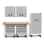Gladiator 7-Piece White Garage Cabinet Set-Gladiator-7-Piece-White-Cabinet-Set-Garage Giant 