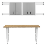 Gladiator 8-Piece White Garage Cabinet Set-Gladiator-8-Piece-White-Cabinet-Set-Garage Giant 