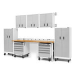 Gladiator 14-Piece White Garage Cabinet Set-Gladiator-14-Piece-White-Cabinet-Set-Garage Giant 
