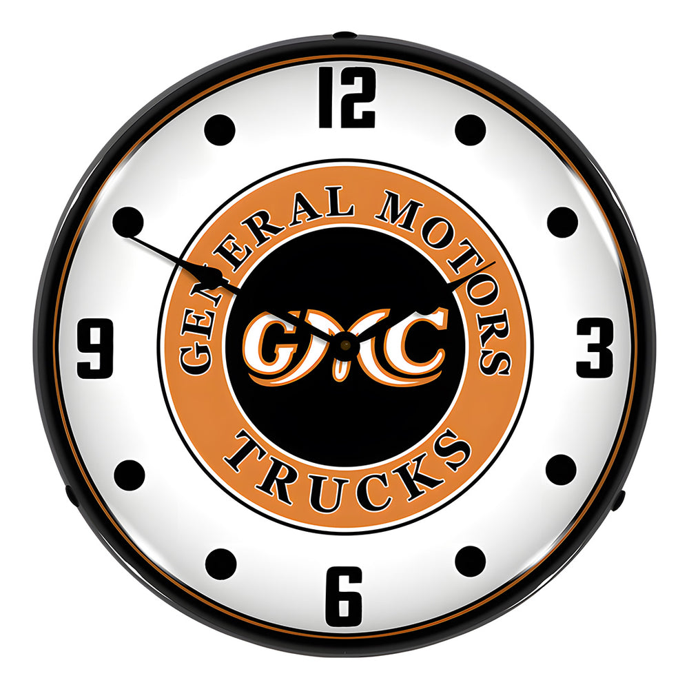 Collectable Sign and Clock General Motors Trucks Backlit Wall Clock