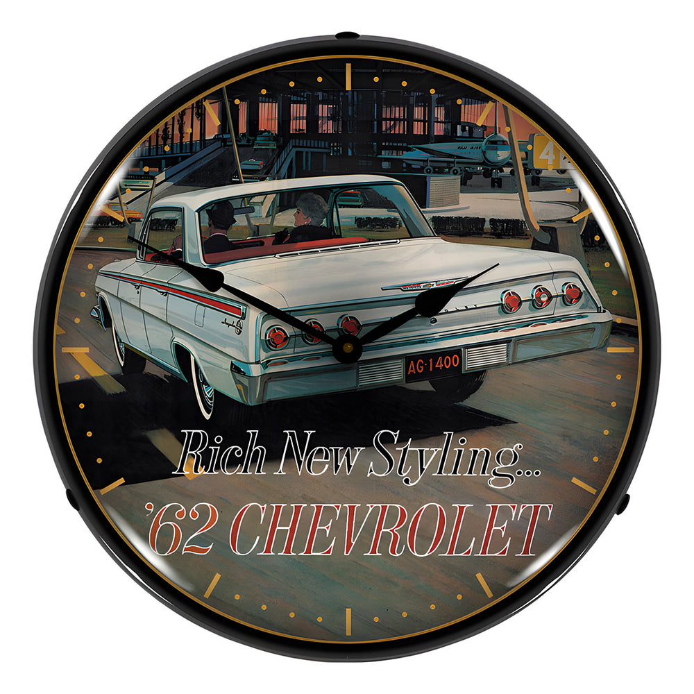 1962 Chevrolet Impala Backlit Wall Clock