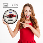 Collectable Sign and Clock 1966 Chevy II Nova Super Sport Backlit Wall Clock-GM1612698-Garage Giant 