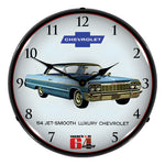 Collectable Sign and Clock 1964 Impala Backlit Wall Clock-GM1701705-Garage Giant 