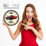 Collectable Sign and Clock 1966 Chevelle SS 396 Backlit Wall Clock-GM1702730-Garage Giant 