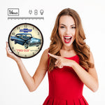 Collectable Sign and Clock 1957 Chevrolet Two Ten Backlit Wall Clock-GM1702737-Garage Giant 