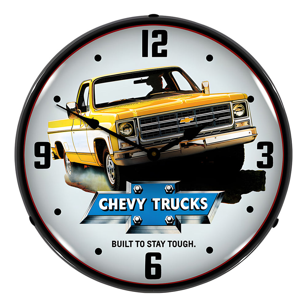 Collectable Sign and Clock 1979 Chevrolet Truck Backlit Wall Clock-GM1703745-Garage Giant