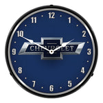 Collectable Sign and Clock Chevrolet Bowtie 100th Anniversary Backlit Wall Clock-GM1707780-Garage Giant 
