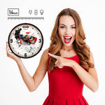 Collectable Sign and Clock C4 Corvette Tech Backlit Wall Clock-GM1801830-Garage Giant 