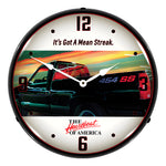 Collectable Sign and Clock Chevrolet 454 SS Truck Backlit Wall Clock-GM1802834-Garage Giant 