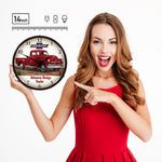 Collectable Sign and Clock 1954 Chevrolet Truck Backlit Wall Clock-GM1906694-Garage Giant 