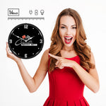 Collectable Sign and Clock C2 Corvette Black Tie Backlit Wall Clock-GM19091016-Garage Giant 