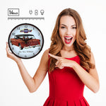 Collectable Sign and Clock 1955 Chevy Nomad Backlit Wall Clock-GM23041405-Garage Giant 