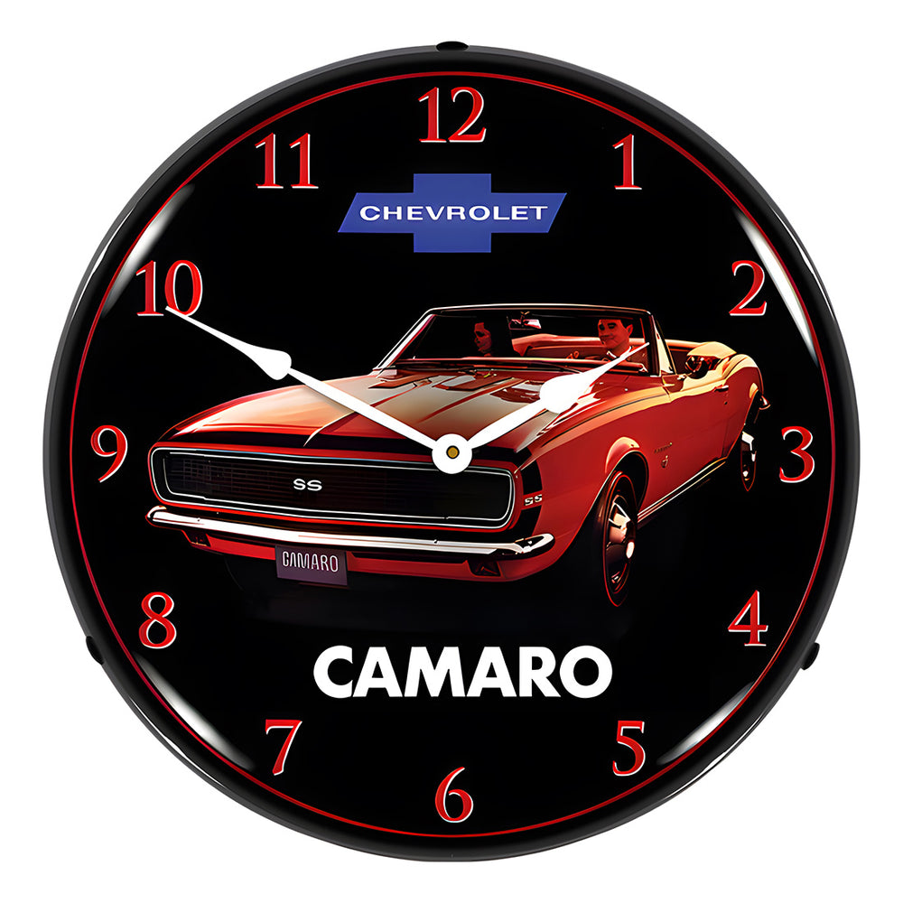 1967 Camaro Convertible Backlit Wall Clock - Thumbnail 2