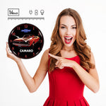 Collectable Sign and Clock 1967 Camaro Convertible Backlit Wall Clock-GM23041426-Garage Giant 