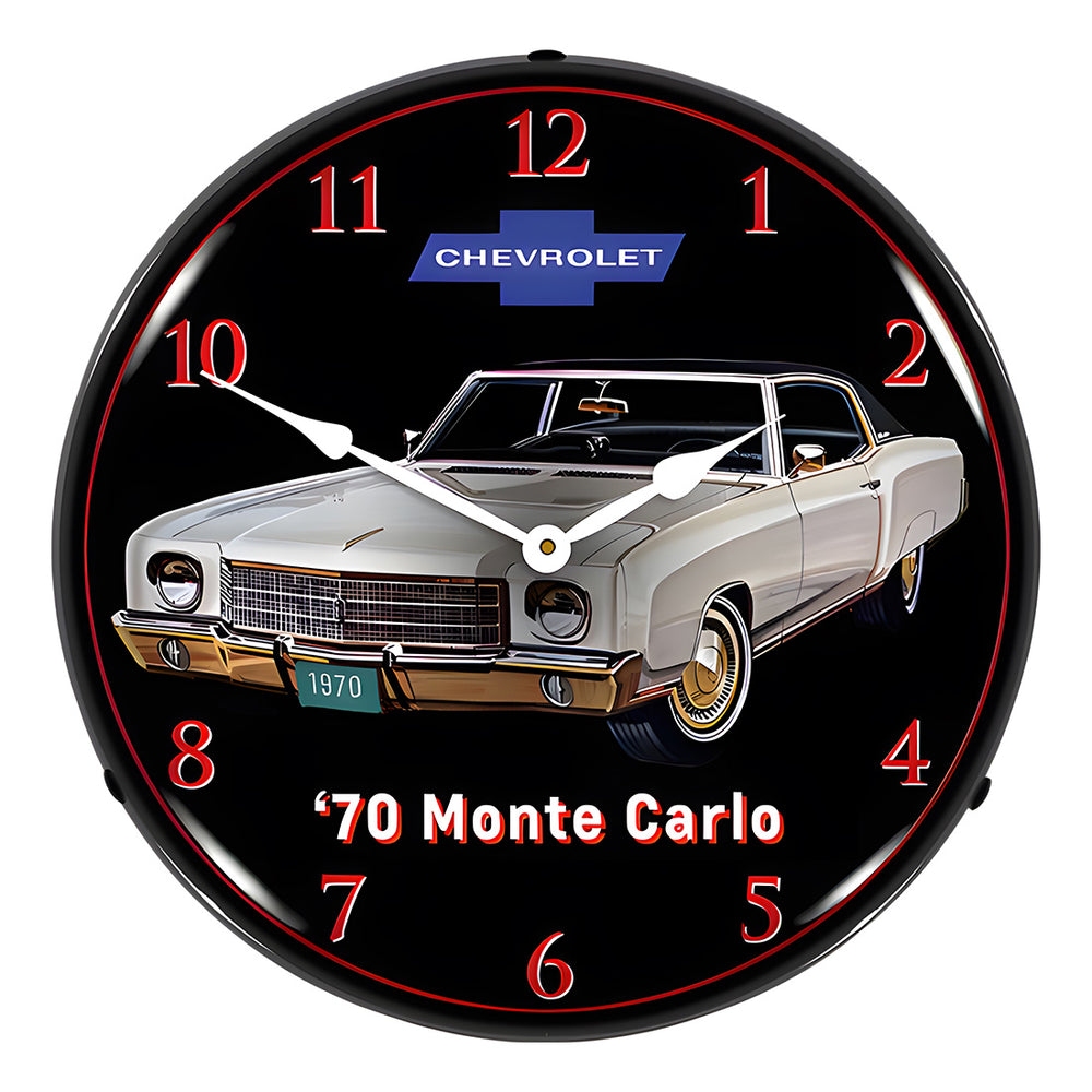 Collectable Sign and Clock 1985 Corvette Backlit Wall Clock-GM23051444-Garage Giant