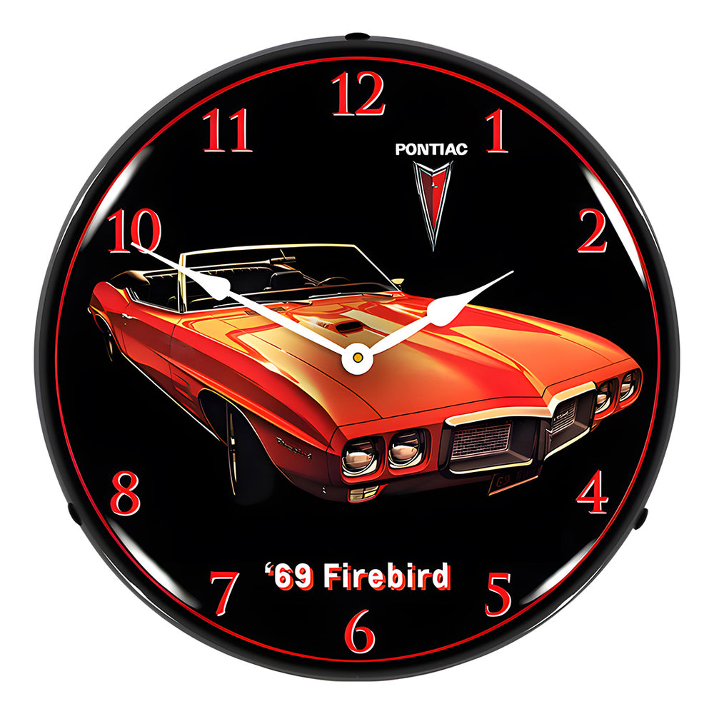 Collectable Sign and Clock 1987 Camaro IROC-Z Backlit Wall Clock-GM23051447-Garage Giant