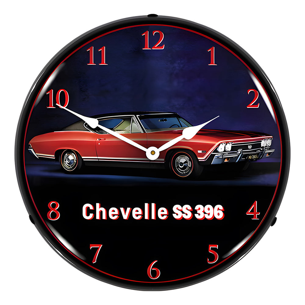 Collectable Sign and Clock 1962 Impala Convertible Backlit Wall Clock-GM23051448-Garage Giant