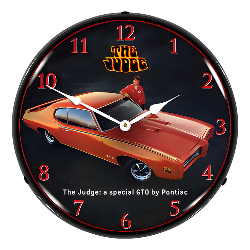 Collectable Sign and Clock 1970 El Camino SS 396 Backlit Wall Clock-GM23051451-Garage Giant