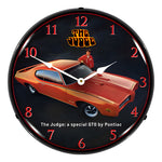 Collectable Sign and Clock 1970 El Camino SS 396 Backlit Wall Clock-GM23051451-Garage Giant 