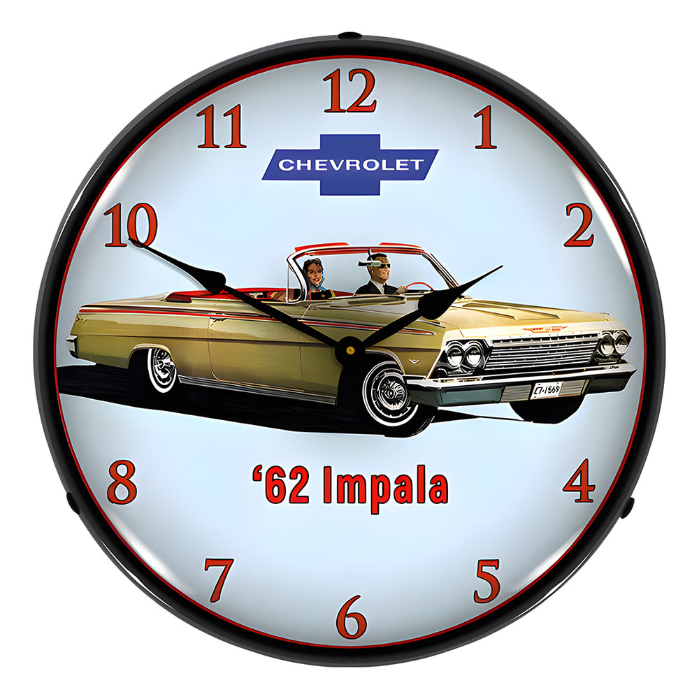 Collectable Sign and Clock 1970 Monte Carlo Backlit Wall Clock-GM23051457-Garage Giant