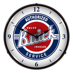 Collectable Sign and Clock Authorized Buick Service Backlit Wall Clock-GM711169-Garage Giant 