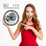 Collectable Sign and Clock GTO Tri Power V8 Engine Backlit Wall Clock-GMDK1604643-Garage Giant 