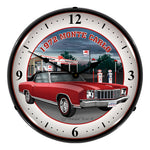 Collectable Sign and Clock 1972 Monte Carlo Backlit Wall Clock-GMRE1005248-Garage Giant 
