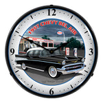 Collectable Sign and Clock 1957 Chevy Bel Air Backlit Wall Clock-GMRE1205363-Garage Giant 