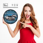 Collectable Sign and Clock 2014 SS Silver Camaro Backlit Wall Clock-GMRE1401492-Garage Giant 