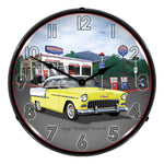 Collectable Sign and Clock 1955 Bel Air Backlit Wall Clock-GMRE1408526-Garage Giant 