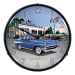 Collectable Sign and Clock 1957 Bel Air Backlit Wall Clock-GMRE1408527-Garage Giant 