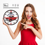 Collectable Sign and Clock 1965 Chevrolet Truck Backlit Wall Clock-GMRE1409548-Garage Giant 