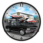 Collectable Sign and Clock 1966 Chevelle Backlit Wall Clock-GMRE710142-Garage Giant 