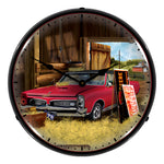 Collectable Sign and Clock Hidden Treasure GTO Backlit Wall Clock-GMRE710152-Garage Giant 