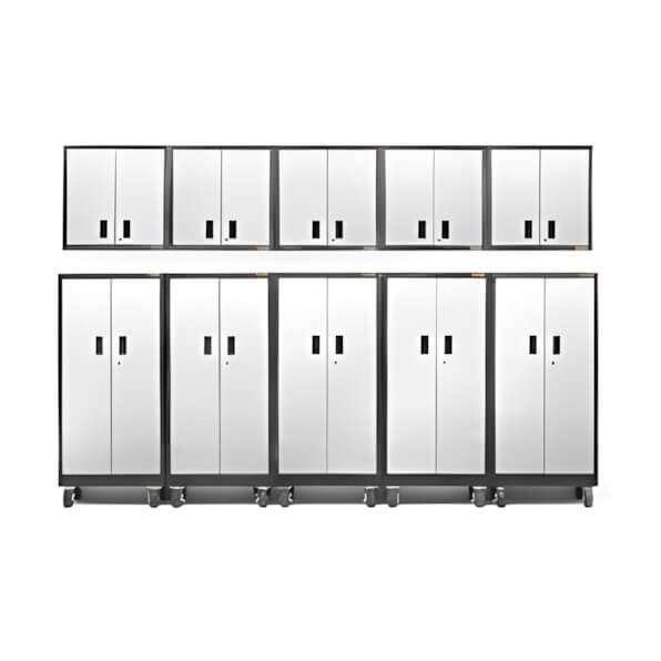 Gladiator Premier 10-Piece Garage Cabinet Set-GATB302DRG + GAWG302DRG-Garage Giant