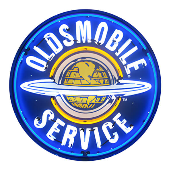 Neonetics Oldsmobile Service 36-Inch Neon Sign-9OLDBK-Garage Giant