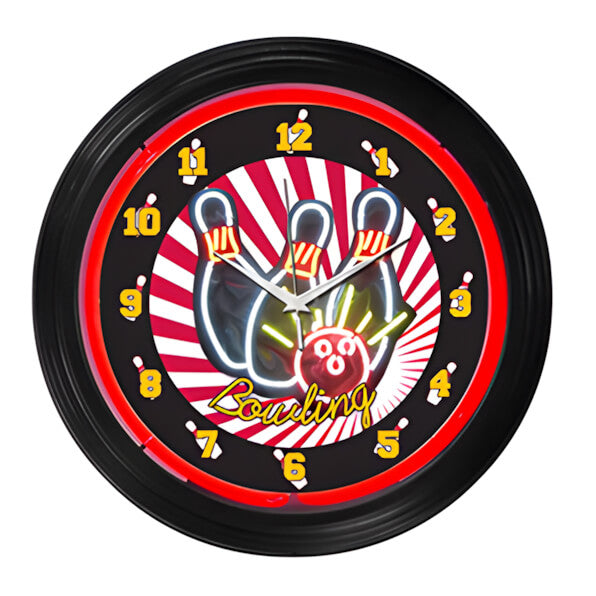 Neonetics 15-Inch Bowling Neon Clock