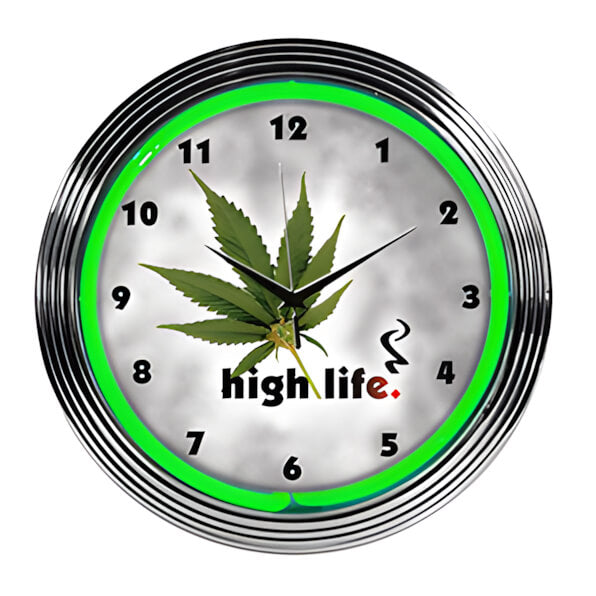 Neonetics 15-Inch High Life Neon Clock