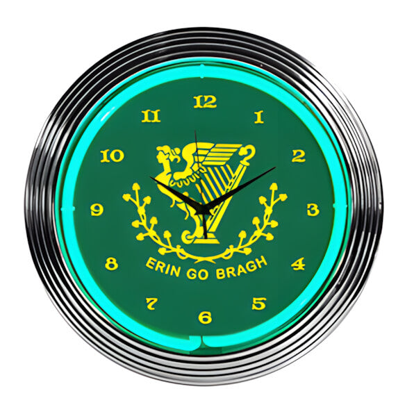 Neonetics 15-Inch Irish Erin Go Bragh Neon Clock