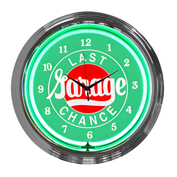 Neonetics 15-Inch Last Chance Garage Neon Clock