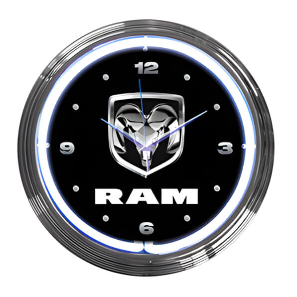 Neonetics 15-Inch Ram Neon Clock