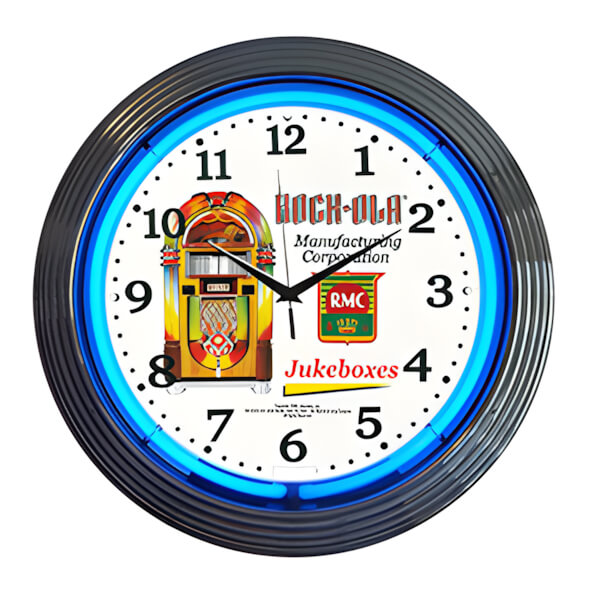 Neonetics 15-Inch Rock-Ola Jukebox Neon Clock