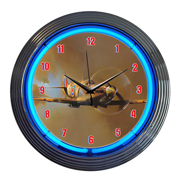 Neonetics 15-Inch Spitfire Neon Clock