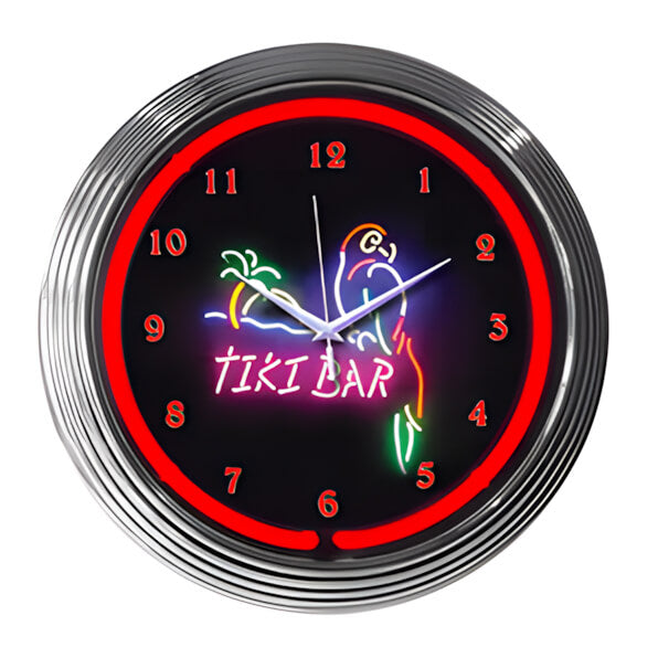 Neonetics 15-Inch Tiki Bar Neon Clock