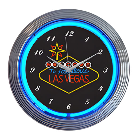 Neonetics 15-Inch Las Vegas Neon Clock-8VEGSN-Garage Giant