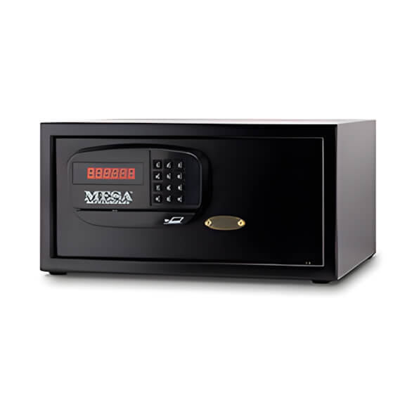Mesa Safe Company Black Hotel Safe with Card Swipe Feature-MHRC916E-BLK-Garage Giant