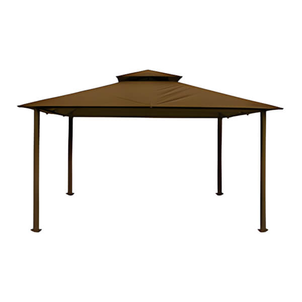 Paragon Outdoor 11 x 14 ft. Soft Top Gazebo (Cocoa Sunbrella Canopy)-GZ584S-Garage Giant