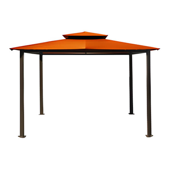 Paragon Outdoor 10 x 12 ft. Barcelona Soft Top Gazebo (Rust Canopy)-GZ584ER-Garage Giant